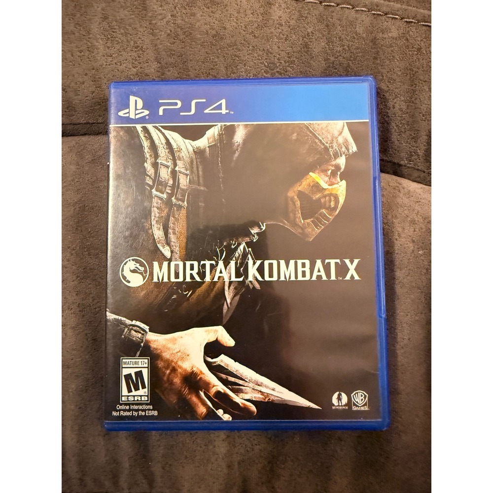 Mortal Kombat X PS4 PlayStation 4‎ WB Games NetherRealm Fighting Game